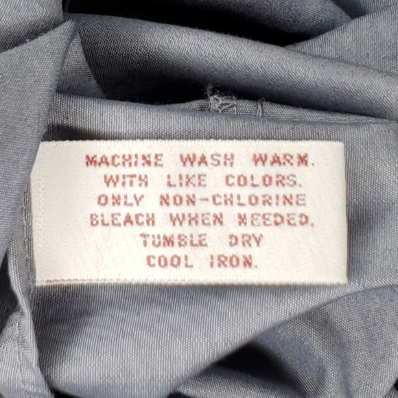 Etienne Aigner Men's Gray Button Front Dress Shirt XL - Picture 5 of 5